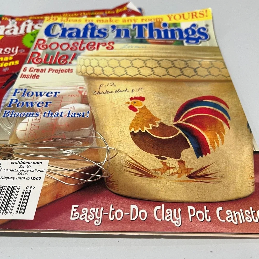Crafts 'n Things Magazine Lot‎ of 10+ Mixed Christmas Halloween Crafts